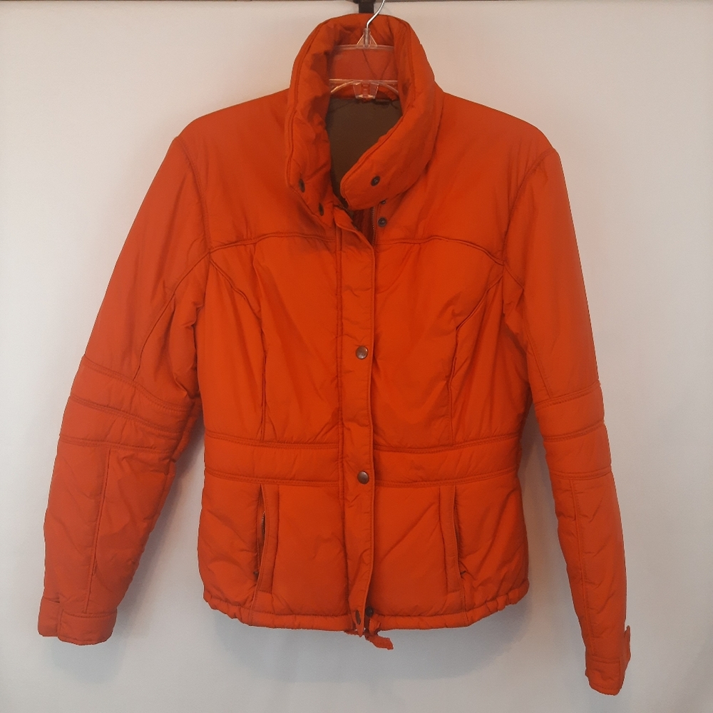 Lilu women's orange ski jacket